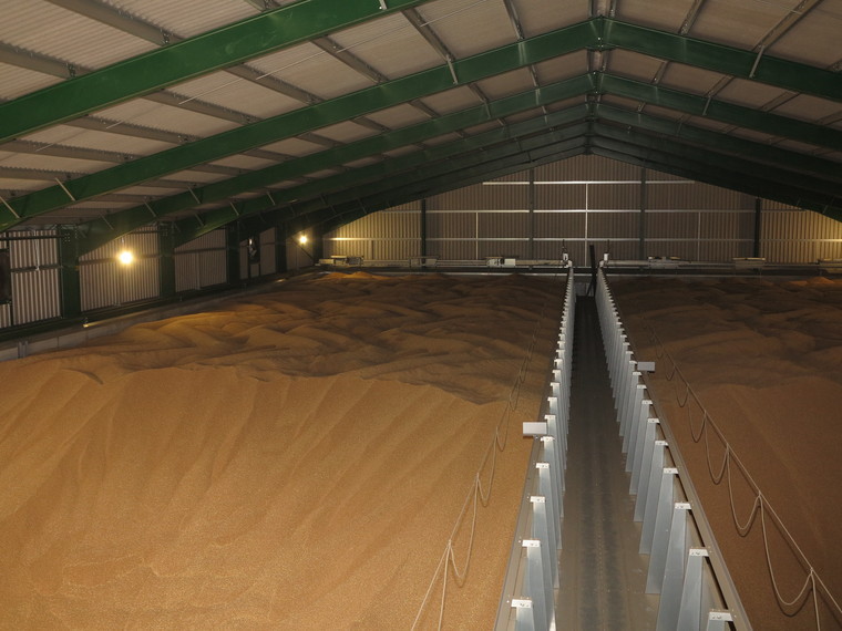 Drying grain quickly and efficiently