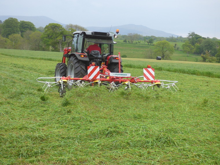 Wilt rapidly to reduce dry matter losses from silage