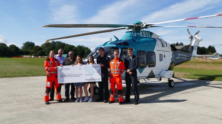 Comedy nights raise £14,550 for air ambulance