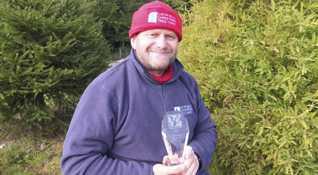 Christmas Tree farmer wins regional business award