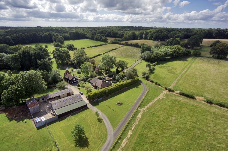 Period oast house and farm buildings