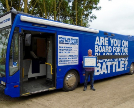BASF black-grass battle bus goes on tour