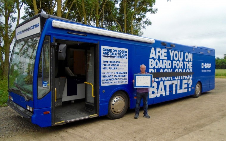 BASF black-grass battle bus goes on tour