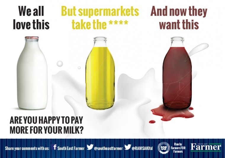 Supermarkets bump up prices in milk row