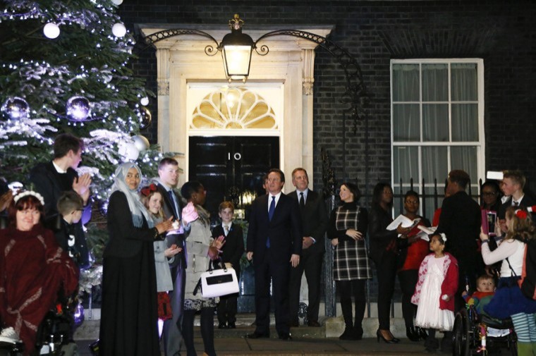 Christmas tree growers help signal start to Downing Street festive season