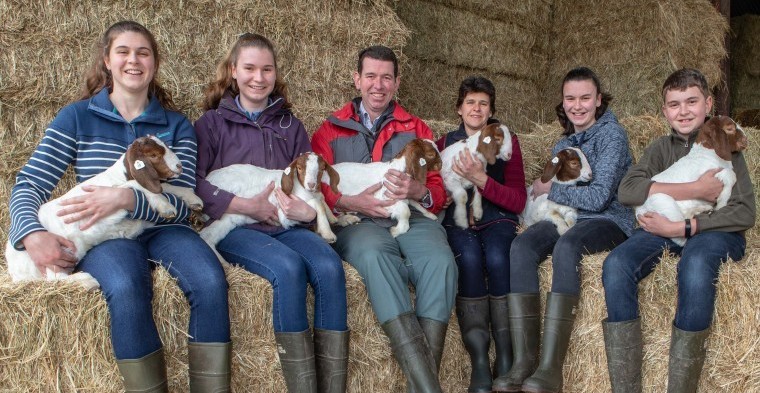 Third generation farmers turn their hand to rearing goats