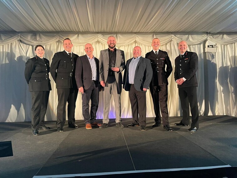 Port of Tilbury’s Grain Terminal team receives partnership award from Essex County Fire and Rescue