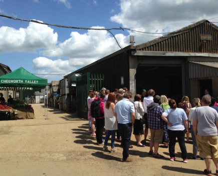 Public sees organic farm