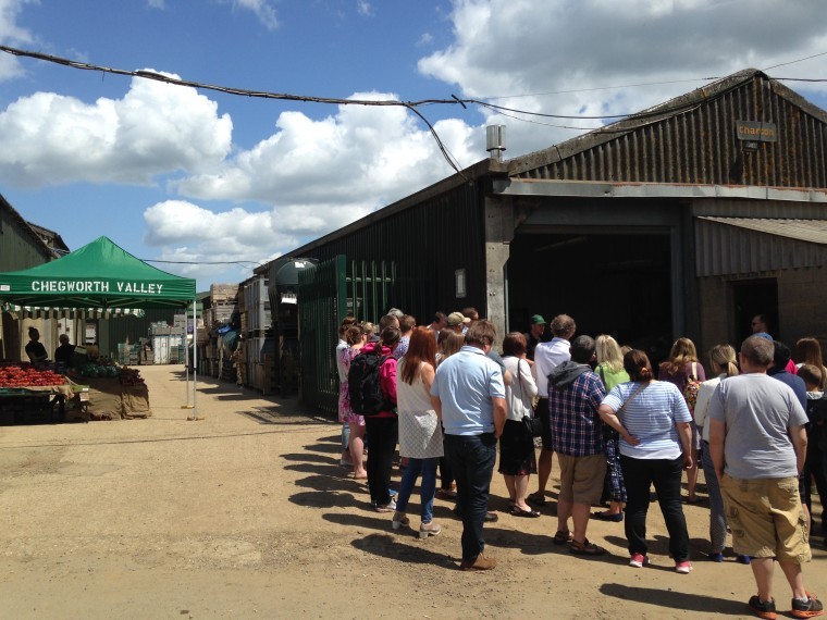 Public sees organic farm