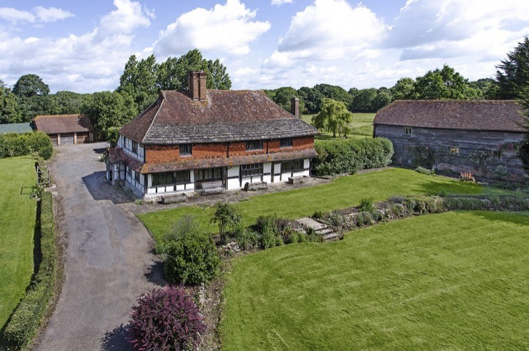 Swimming pool, tennis court and land