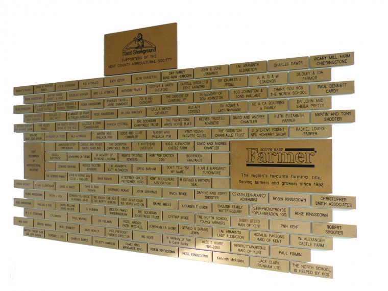 Sponsor a brick to raise funds