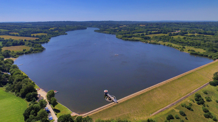 Weir Wood Reservoir in East Sussex