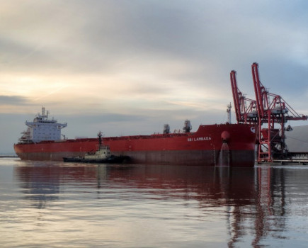 Largest UK wheat export to the USA departs