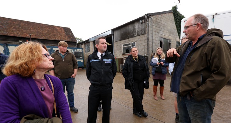 Surrey Police talk rural crime with farmers and landowners