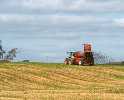 New rules for spreading organic manure