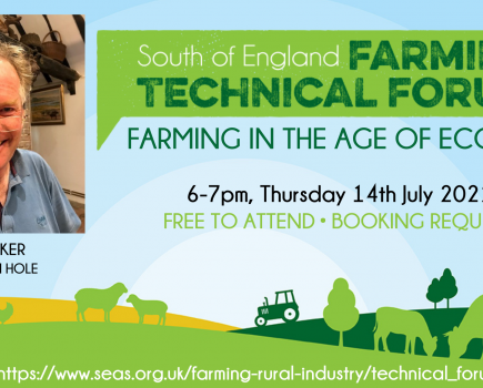 ‘Farming in the age of ecology’ with Martin Hole