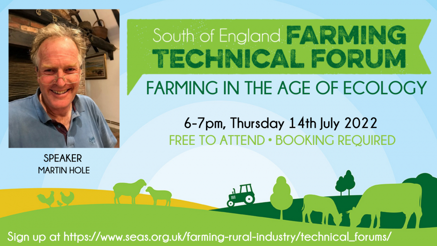 ‘Farming in the age of ecology’ with Martin Hole
