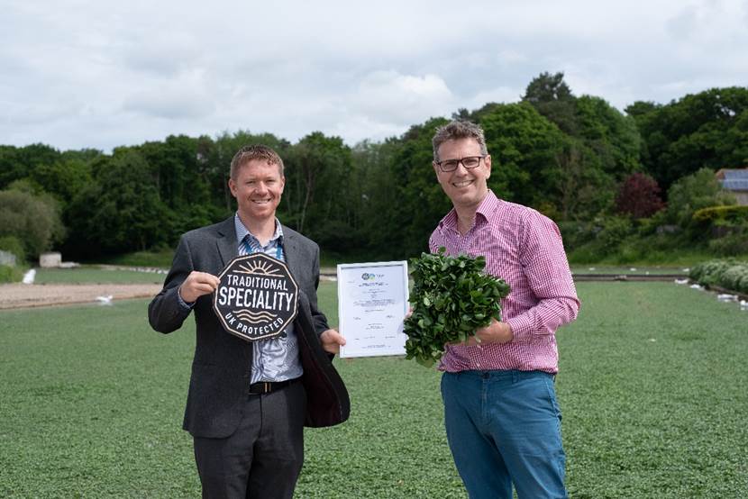 Watercress grower becomes world’s first to gain TSG certification