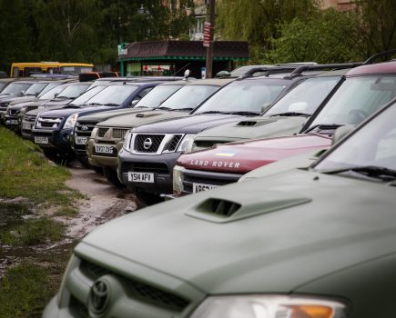 P4P reaches first target of 100 vehicles for Ukraine army