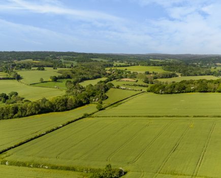 A productive block of arable and pasture land