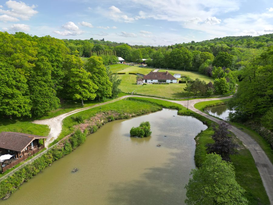 Attractive grassland farm