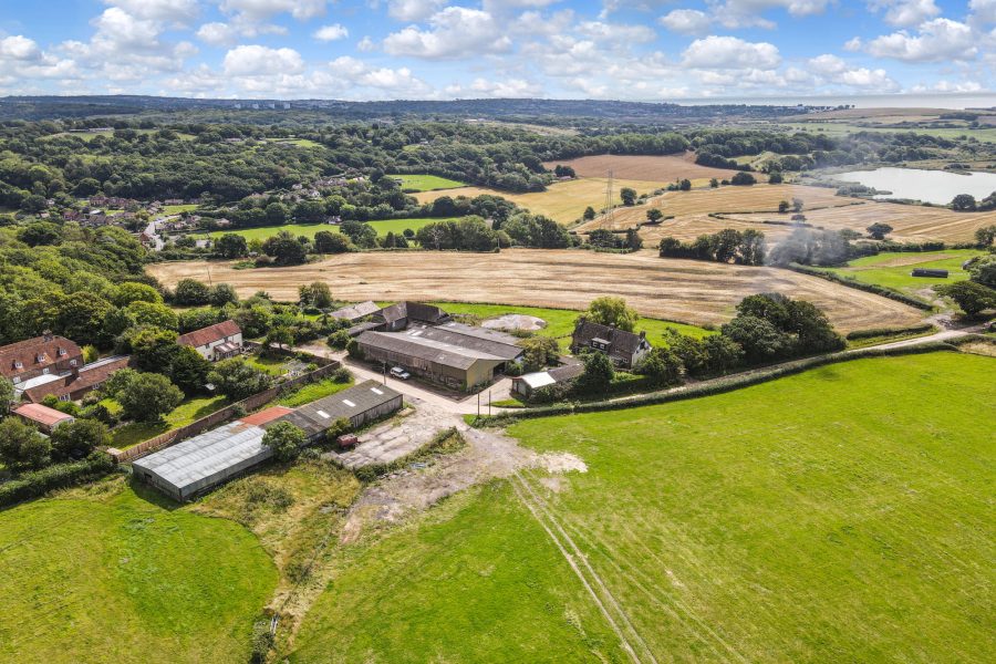 Compact residential grassland farm