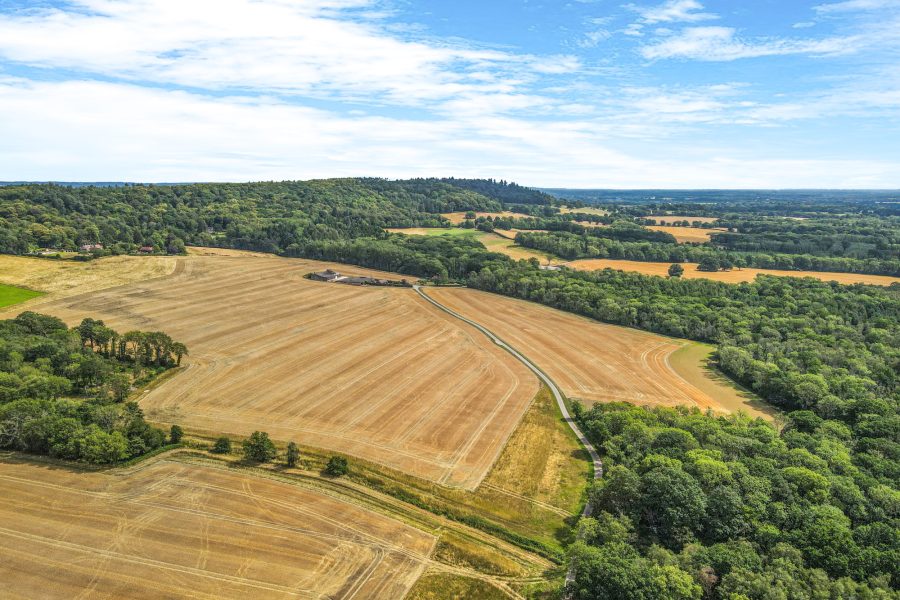 Ring-fenced farm in the Surrey Hills