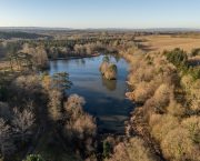 Lake and woodland in a glorious stretch of unspoilt countryside